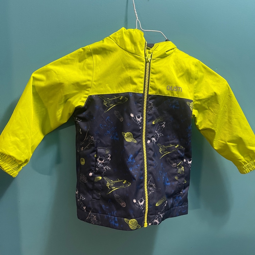 Gustin Yellow and Navy Kids' Jacket
